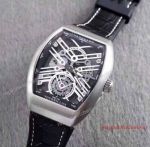 AAA Grade Franck Muller Vanguard Replica Watch SS Skeleton Dial for Man